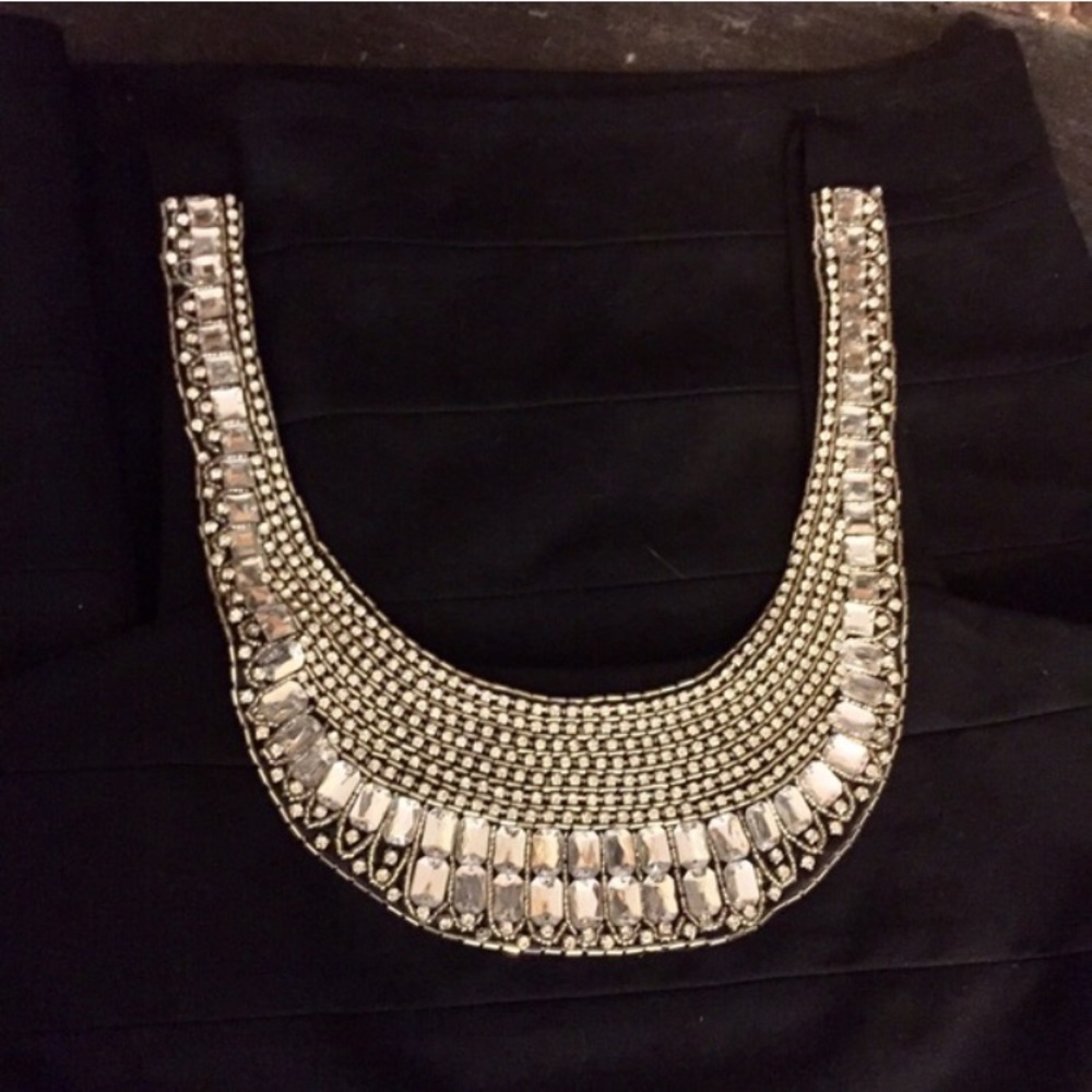 Rhinestone Collar Statement Bodycon - image 2